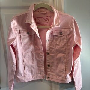 Vineyard Vines Kids Light Pink Jean Jacket